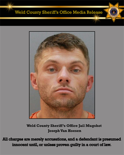 WCSO Media Release Visual J Van Hoesen